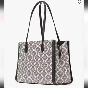 Kate Spade Signature Spade East West Laptop Tote, black multi